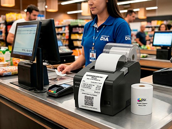 Bobina PDV para impressoras de caixa — Cupom Fiscal e NFC-e