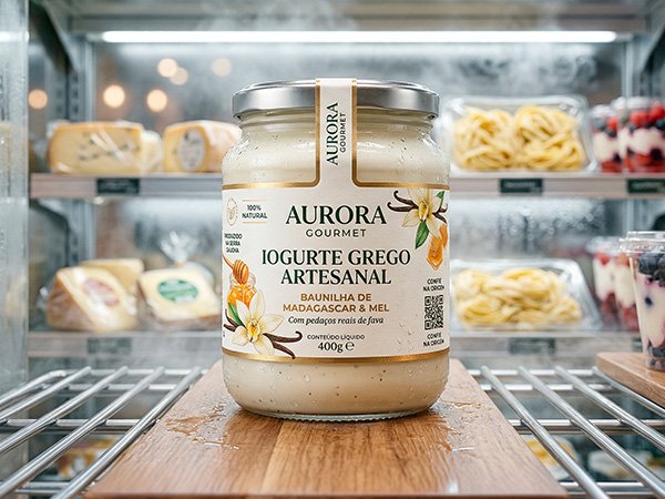 Rótulo para indústria alimentícia — resistente à umidade e refrigeração
