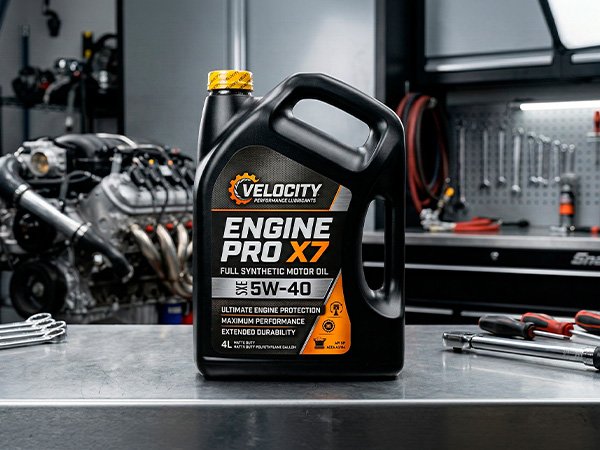 Rótulo automotivo resistente a óleos, solventes e temperatura